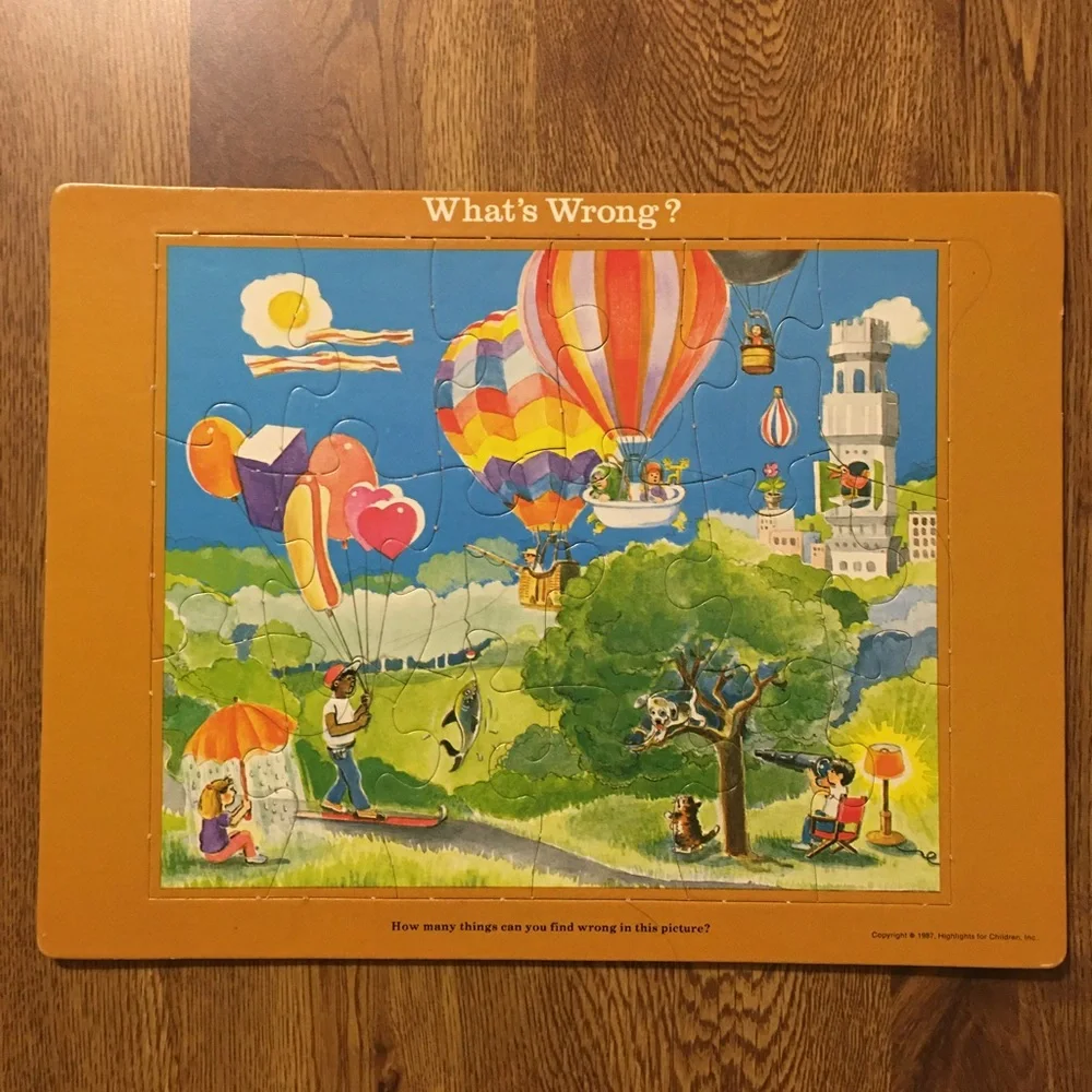 Vintage “Highlights” pack of 4 puzzles